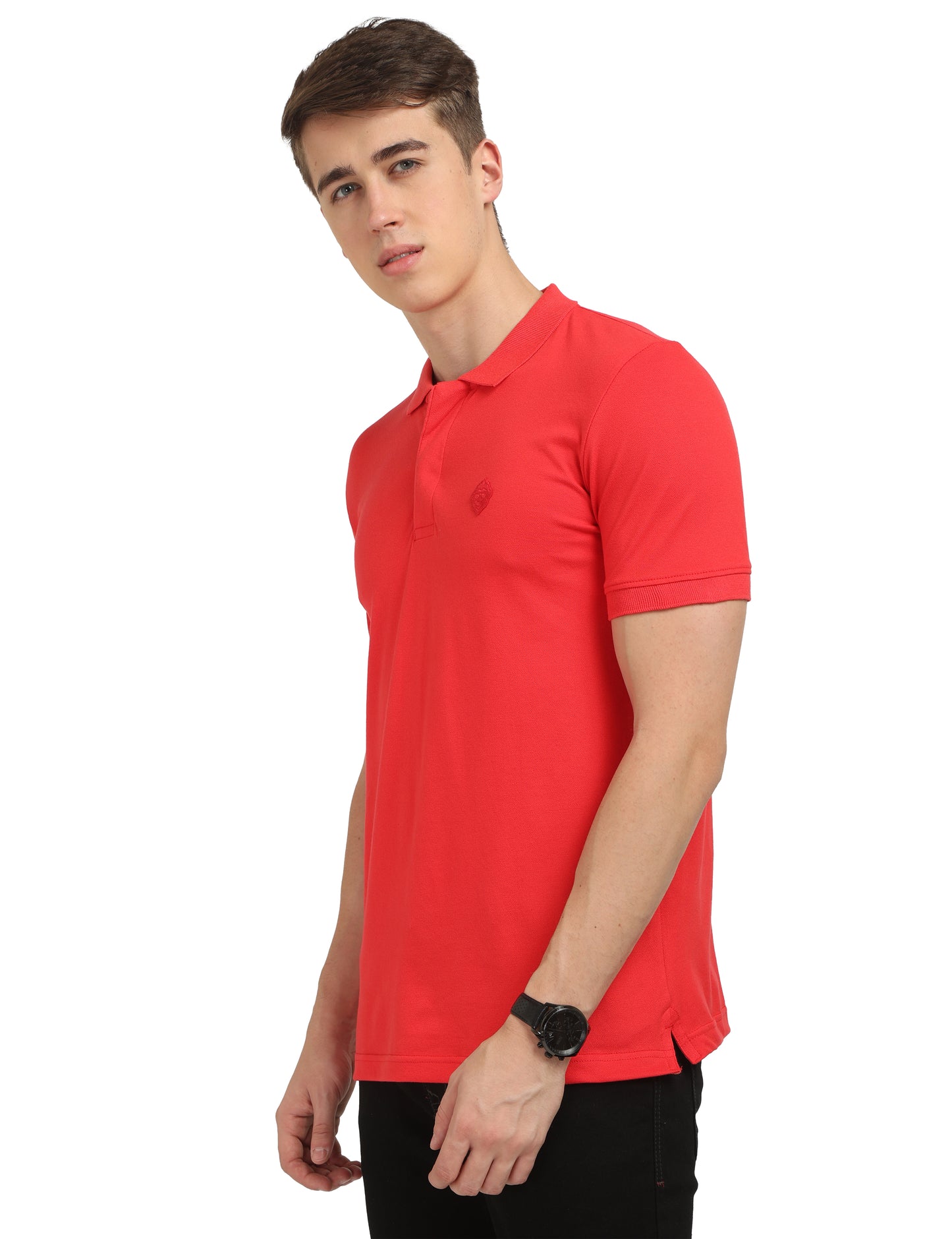 Red Plain Polo T-Shirt