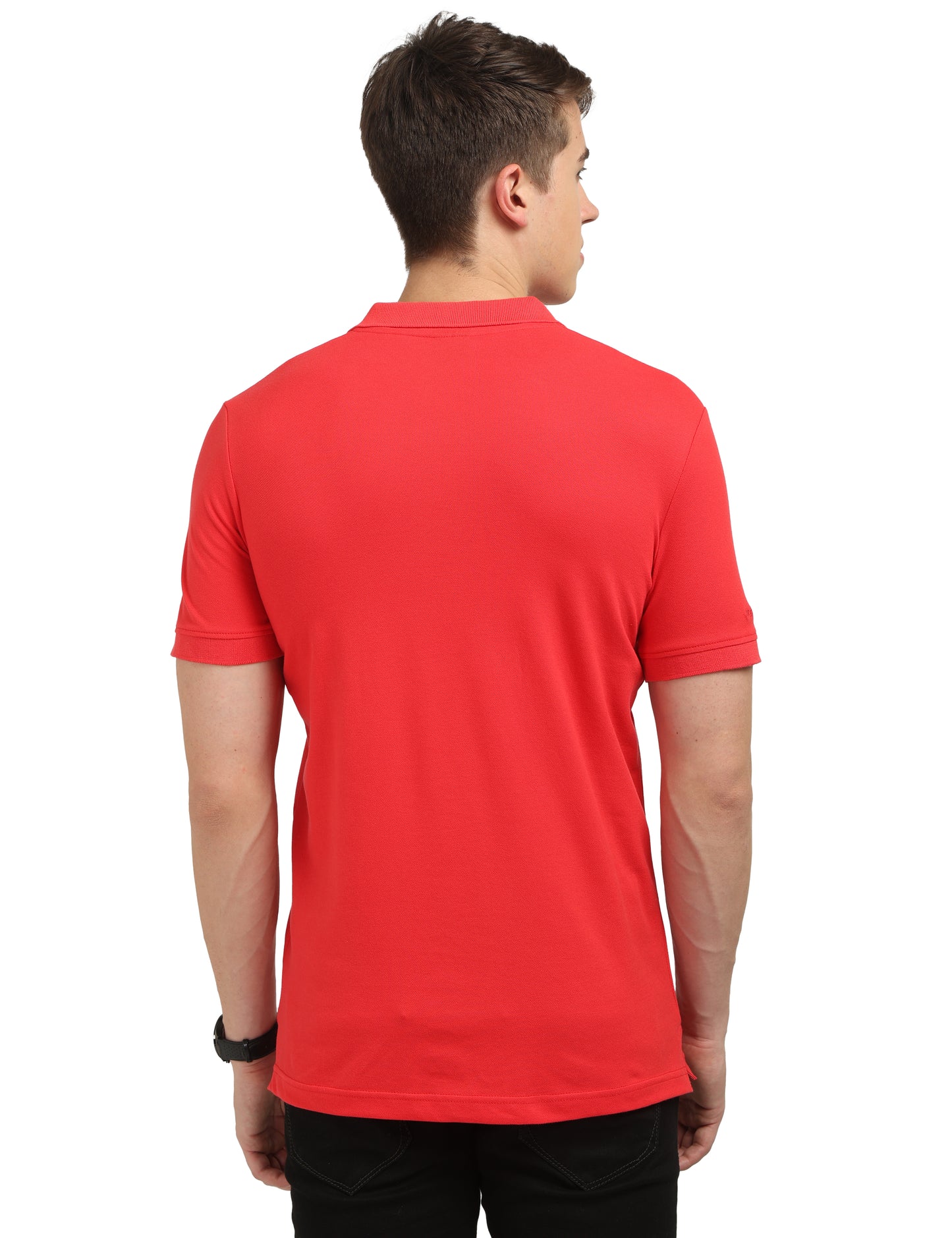 Red Plain Polo T-Shirt