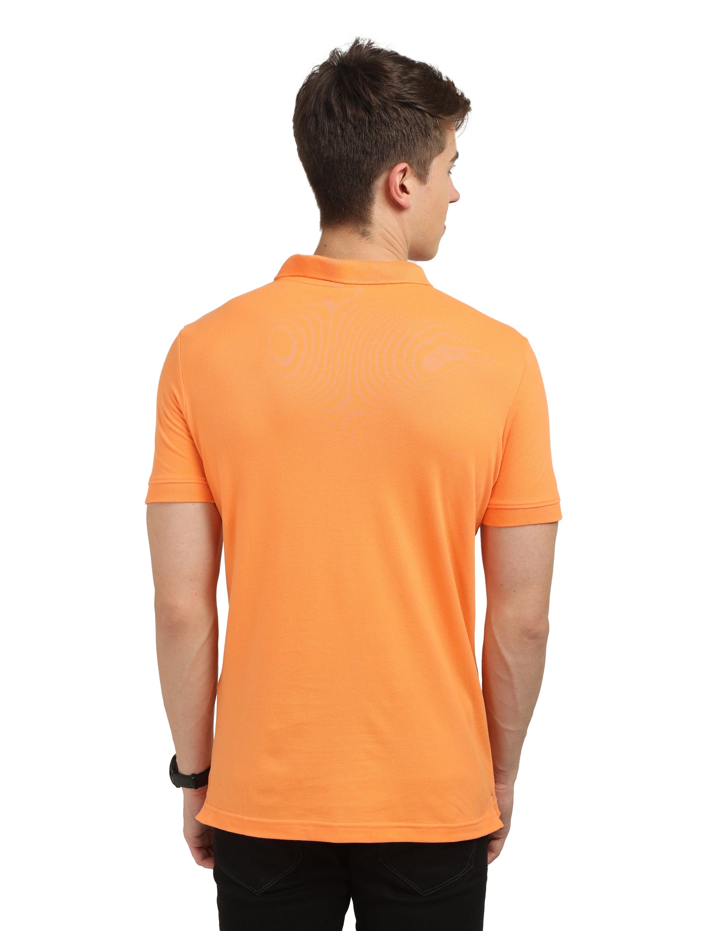 Tangerine Plain Polo T-Shirt