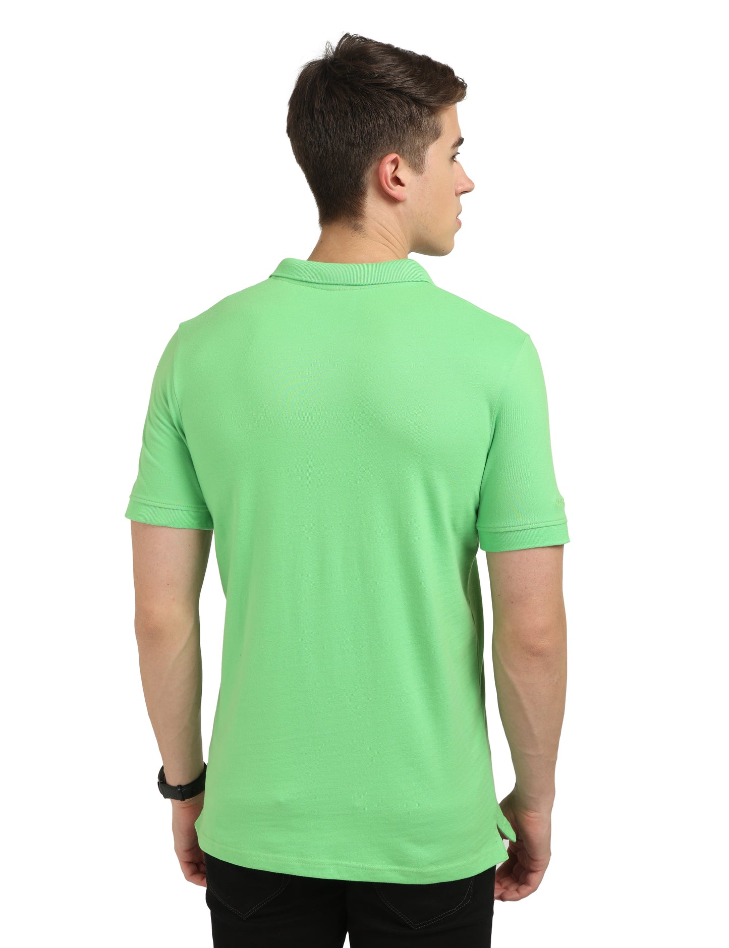 Kelly Green Plain Polo T-Shirt