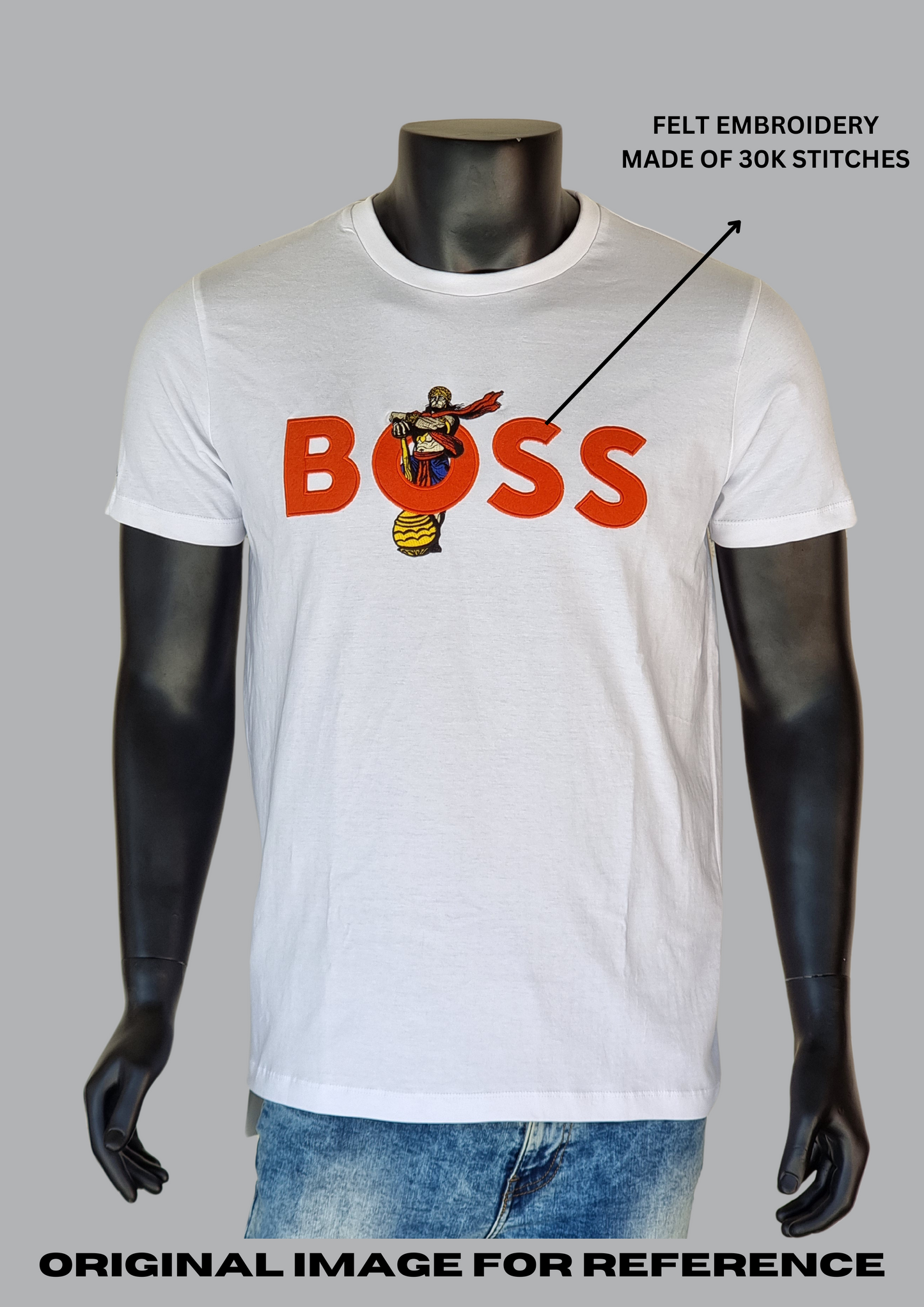 Hanuman BOSS T-Shirt- WHITE