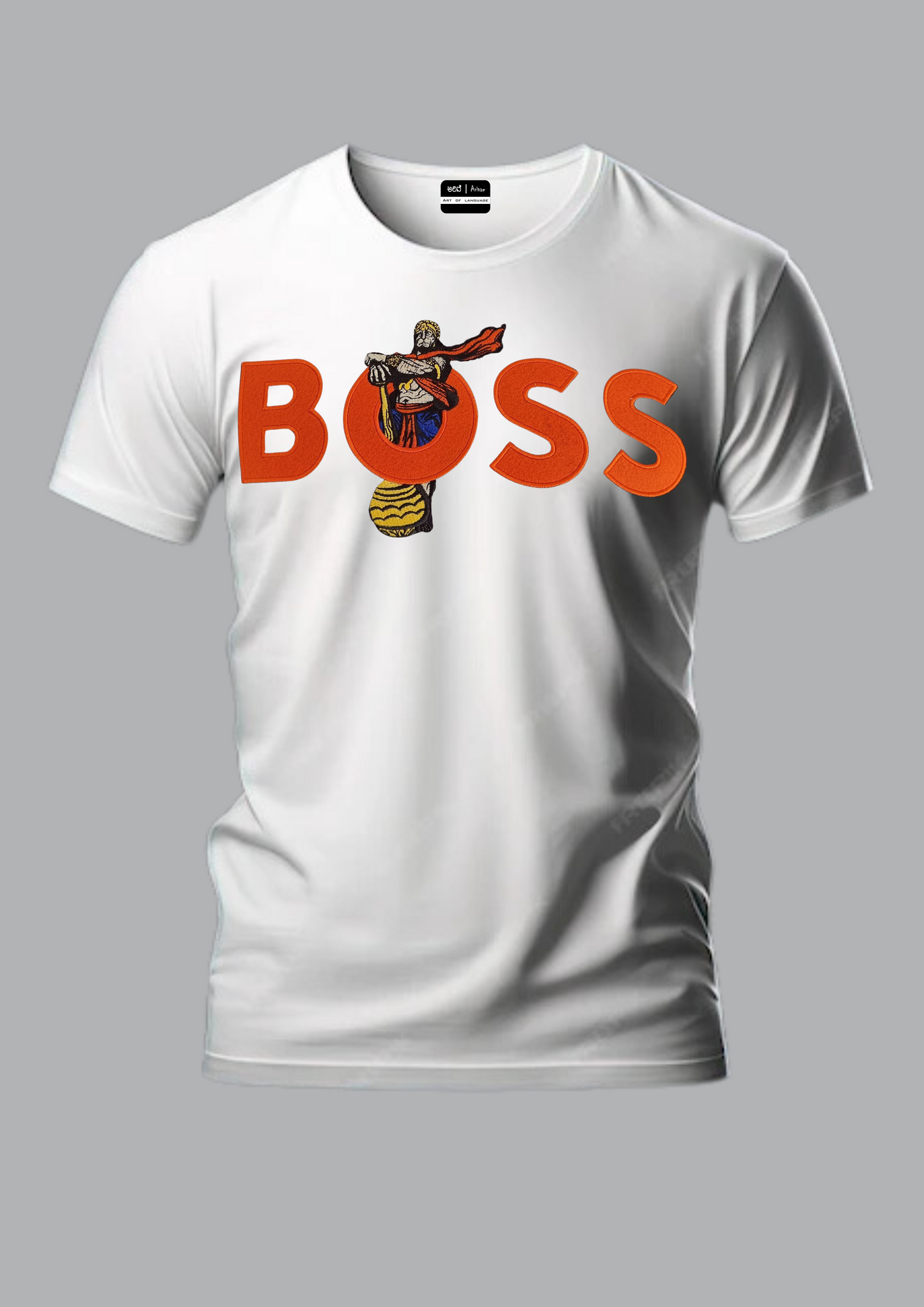 Hanuman BOSS T-Shirt- WHITE