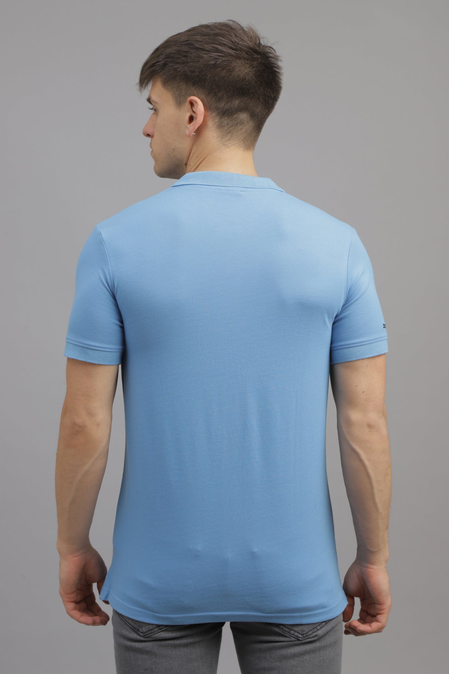 Sapphire Solid Plain Polo T-Shirt